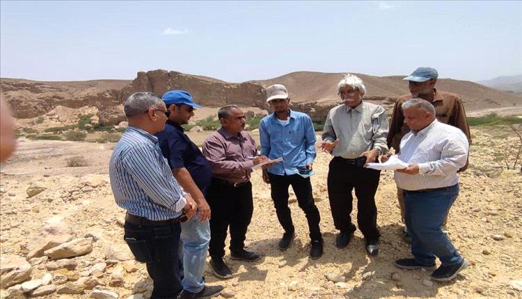 نزول ميداني لتحديد أولويات المياه والزراعة في وادي حجر بحضرموت