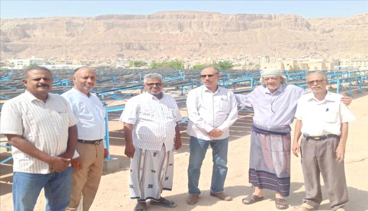 وكيل المياه بعدن يتفقد مشاريع وادي حضرموت ويؤكد على ضرورة تشغيل محطة معالجة صليلة وتحسين الخدمات