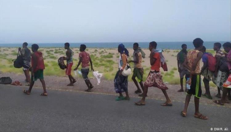 7 آلاف مهاجر أفريقي يصلون اليمن خلال أغسطس الغالبية العظمى من إثيوبيا