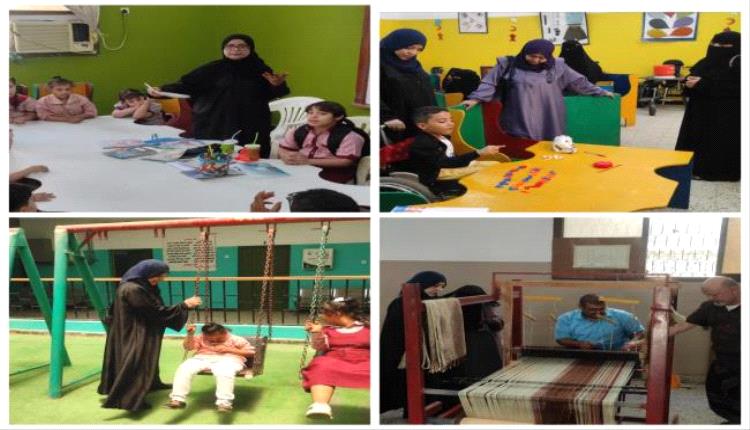 الدكتورة نجوى فضل تدشن العام الدراسي الجديد لذوي الإعاقة في عدن