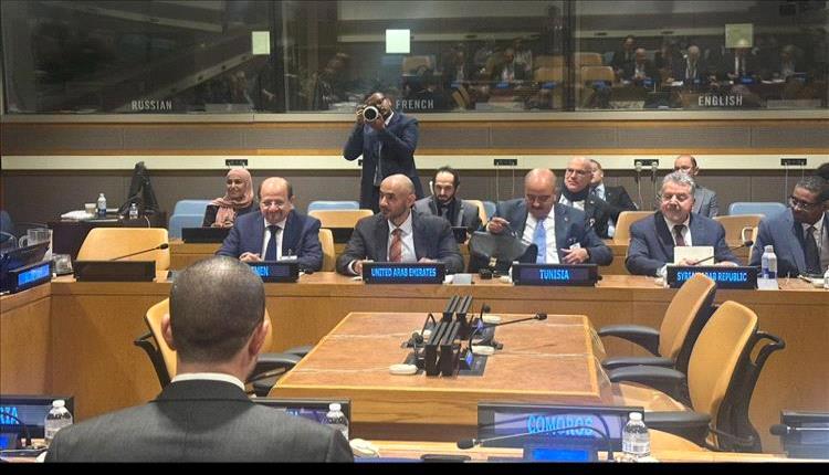 الزنداني يشارك في الاجتماع الوزاري العربي بنيويورك: فلسطين في صدارة الأولويات
