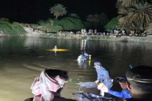 مأساة في تريم غرق شابين وسط برك المياه

