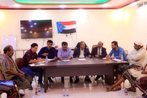 فريق التوجيه الرئاسي يشدد على الانضباط وتوحيد الجهود في هيئات المجلس الانتقالي بشبوة