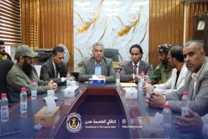 إجراءات تسليم جديدة في ديوان العاصمة عدن

