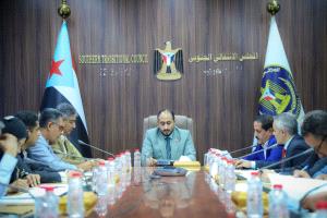 المجلس الانتقالي يناقش آثار المنخفض الجوي ويثمن دور الجيش الجنوبي في تعزيز الأمن
