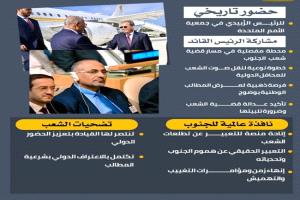 الزُبيدي في الأمم المتحدة الجنوب يحضر بقضيته العادلة