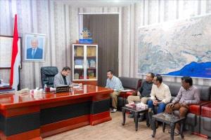الوزير السقطري يضع حجر الأساس لإعادة تأهيل مركز بحوث الثروة الحيوانية والطب البيطري بكلية ناصر الزراعية بلحج
