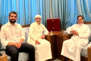 البحسني يؤكد مكانة حضرموت الاستراتيجية خلال لقائه الكثيري والبيض في أبوظبي