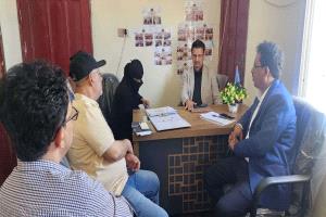 فريق التوجيه والرقابة يطلع على أعمال إدارات المرأة والشباب في انتقالي سقطرى