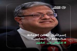 إسرائيل تعلن إحباط مخطط ﻟ«حماس» لاغتيال بن غفير