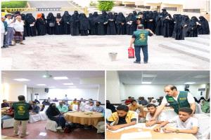 مركز الملك سلمان للإغاثة يختتم برامج تدريبية تطوعية لتعزيز قدرات المجتمع بعدن
