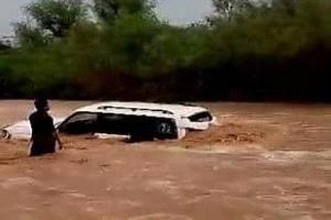 سيول جارفة تضرب شبوة وأضرار كبيرة في البنية التحتية والممتلكات
