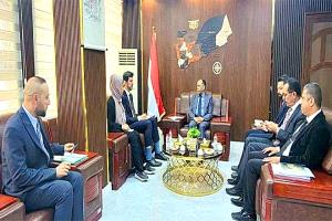 الصناعة والتجارة تبحث مع الاتحاد الأوروبي مشاريع التنمية وتعزز الرقابة عبر منصة وطنية