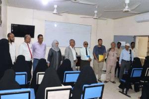فريق التوجيه الرئاسي يفتتح العام الجامعي الجديد بجامعة أبين