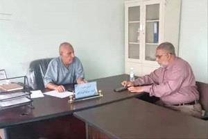الدعيس والأصبحي يناقشان إحصاء مزارع الثروة الحيوانية والنباتية في تعز
