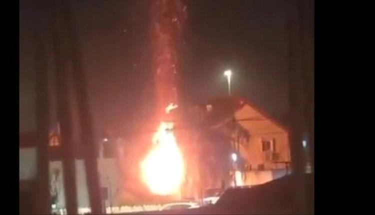 صواريخ إيرانية تضرب بئر السبع.. استهداف مجمع صناعي واندلاع حريق