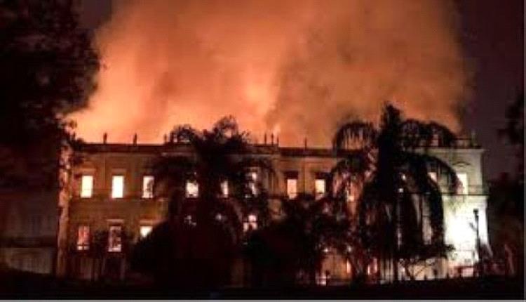 حريق مبكر يلتهم مضمار الدراجات الأولمبي بريو