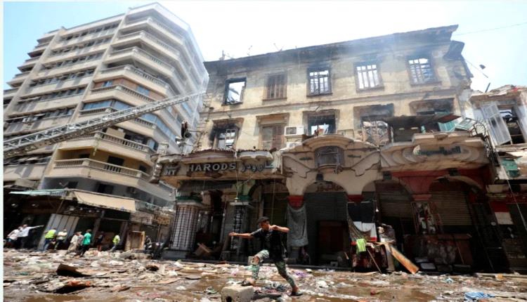 وفاة 7 أشخاص إثر حريق بمصنع ملابس في القاهرة