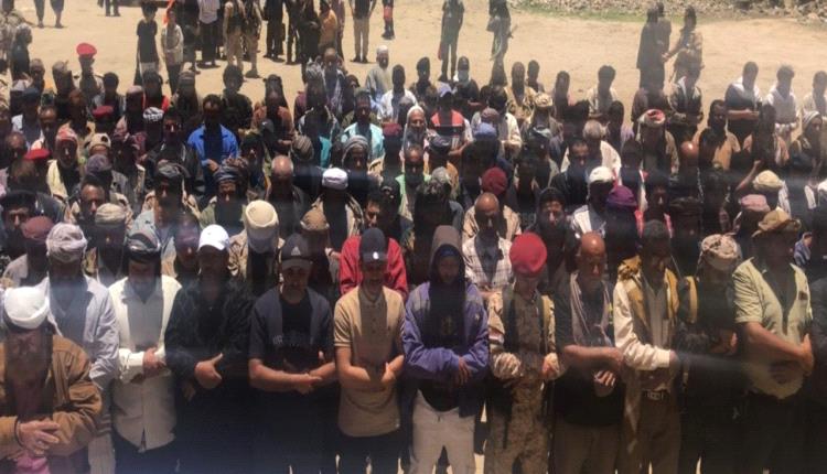 أبناء الشعيب يشيعون جثمان المناضل "صالح الصولاني"