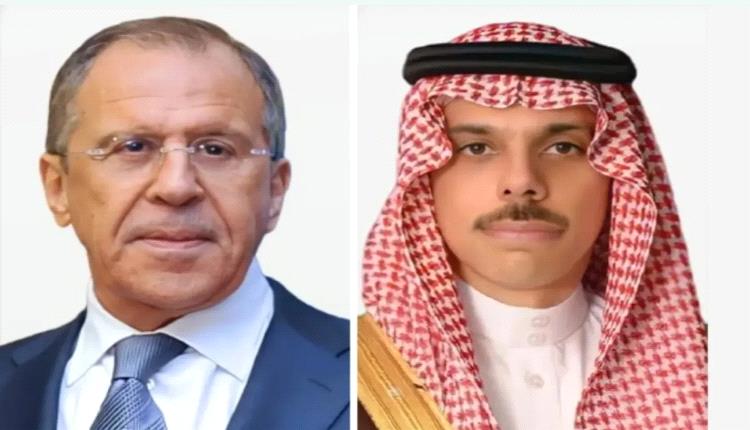 فيصل بن فرحان ولافروف يناقشان جهود تعزيز أمن المنطقة