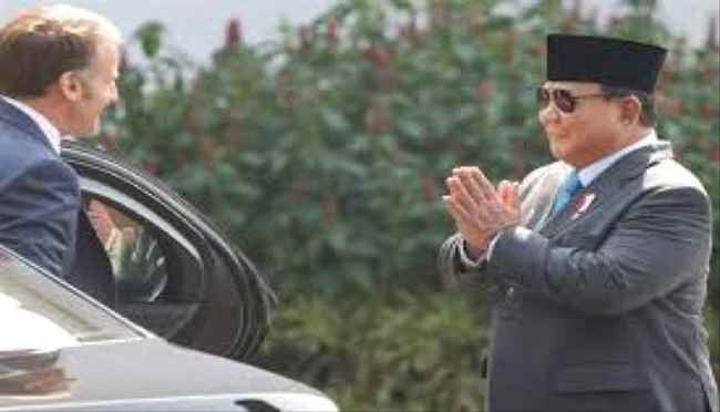 ماكرون وسوبيانتو يعززان الشراكة الدفاعية والطاقة بين فرنسا وإندونيسيا