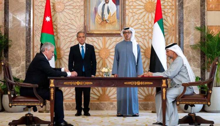 الإمارات والأردن تدشنان مشروع سكة حديد ميناء العقبة بـ2.3 مليار دولار