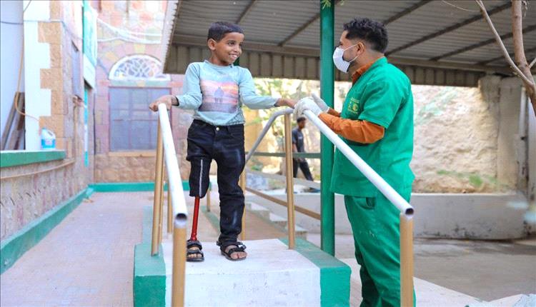 آلاف المستفيدين من خدمات الأطراف الصناعية باليمن.. 6345 خدمة خلال شهر واحد