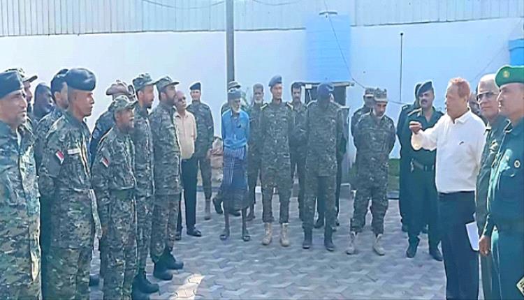  قيادة التوجيه بشرطة عدن تتفقد شرطتي المعلا والروضة 