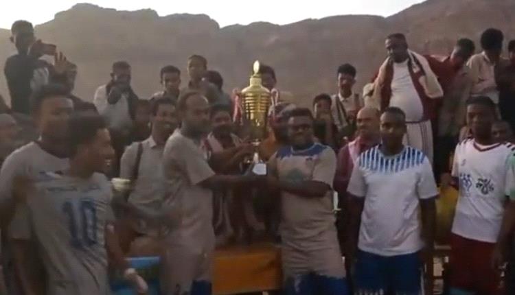 شعلة جزول يتوج بطلاً للدوري التنشيطي للفرق الرياضية بمديرية حجر