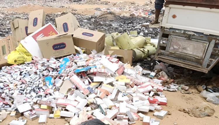 الوديعة: الجمارك تتلف كميات كبيرة من السلع المنتهية والممنوعة لحماية صحة المستهلك