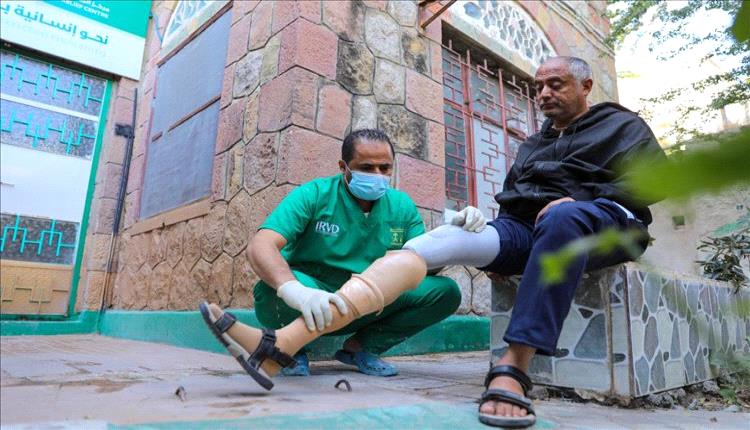 تعز.. مركز الأطراف الصناعية يقدّم آلاف الخدمات التأهيلية خلال مارس الماضي