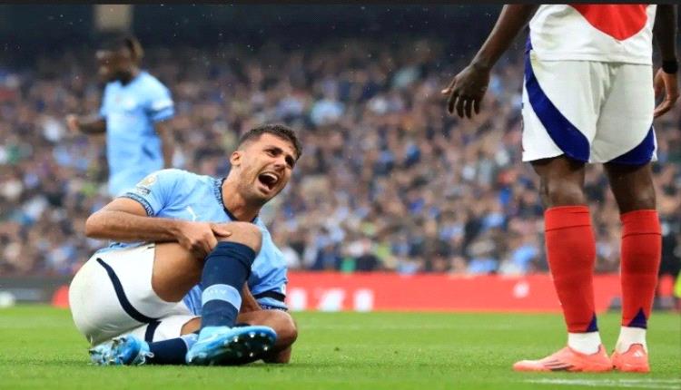 الإصابة تحرم مانشستر سيتي من رودري أمام بيرنلي
