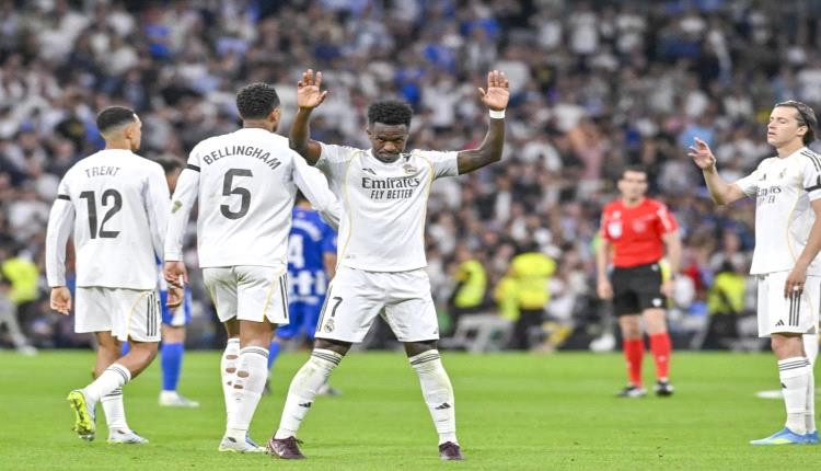 مبابي وفينيسيوس يقودان ريال مدريد للفوز  على آلافيس