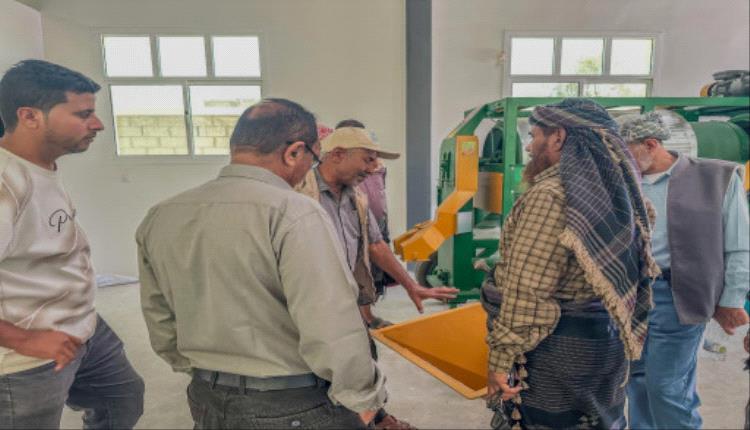 فريق البحوث الزراعية يتفقد بنك البذور المجتمعية بالحد في لحج