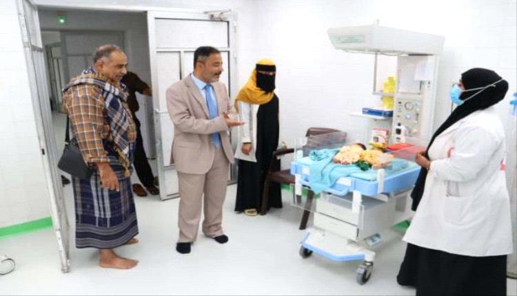 رئيس انتقالي أبين يتفقد مستوى  مستشفى الرازي العام 