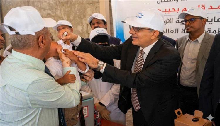 وزير الصحة يطلق حملة صحية شاملة في عدن لتعزيز التحصين وحماية الأطفال