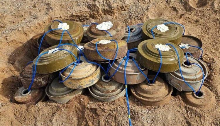«مسام» يطهر أكثر من مليون متر مربع وينزع آلاف الألغام خلال أبريل