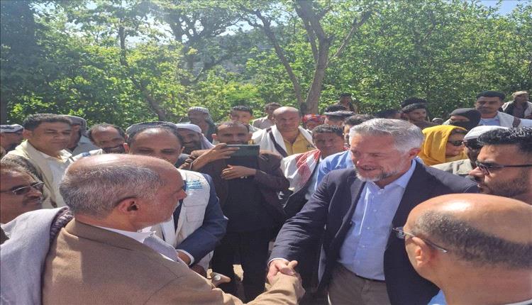 السفير الأوروبي في تعز: تأمين المياه أساس لإنقاذ الزراعة في المناطق الريفية