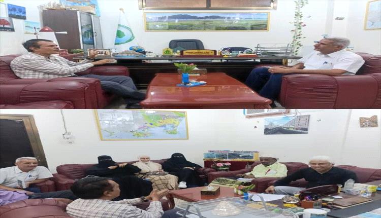 بحث تعزيز التعاون بين هيئة البيئة والسياحة في عدن وتقييم أوضاع المحميات الطبيعية