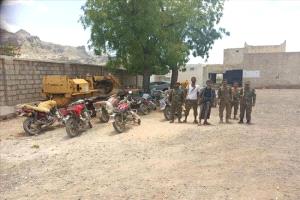 حملة أمنية في المسيمير لضبط الدراجات النارية المخالفة