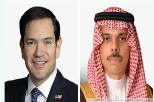 فيصل بن فرحان وروبيو يبحثان استدامة فتح مضيق هرمز