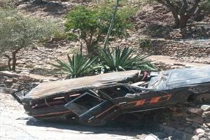 وفاة وإصابات في انقلاب سيارة تقل تربويين بمرتفعات القبيطة في لحج