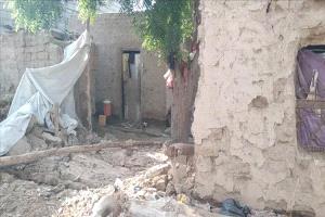 انهيار منزل قديم في خنفر دون تسجيل إصابات ومناشدات لمساعدة صاحبه