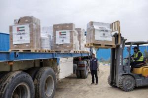 “الفارس الشهم 3”: قافلة إماراتية بـ53 طناً من الدعم الطبي تعزز صمود غزة