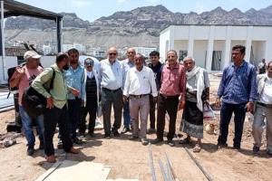 وزارة الزراعة تتفقد مشروع إعادة تأهيل المحجر البيطري بعدن