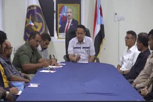 الحالمي يترأس اجتماع تنفيذية انتقالي لحج لمناقشة الجوانب التنظيمية والإدارية