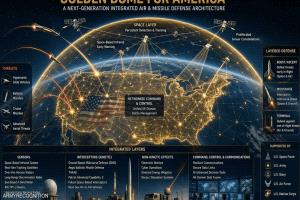 أميركا تطلق "القبة الذهبية" لرصد الصواريخ والمسيّرات