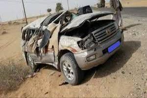 حادث مروع في لحج يودي بحياة تربويين إثر انقلاب سيارة في طريق جبلي