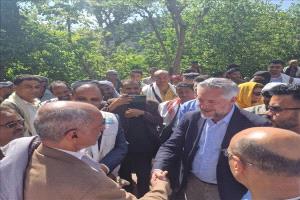 السفير الأوروبي في تعز: تأمين المياه أساس لإنقاذ الزراعة في المناطق الريفية