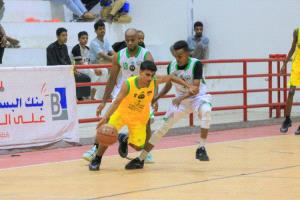 المكلا يحسم المواجهة أمام سمعون في بطولة كرة السلة بساحل حضرموت